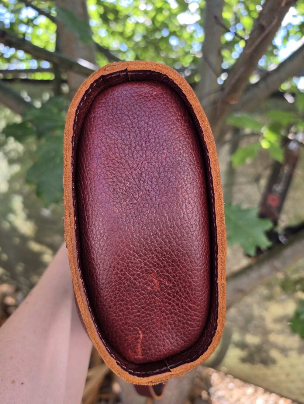 Portland Leather Goods Polly Bucket Bag Nutmeg Cottagecore Forestcore Boho-Chic - Picture 7 of 10